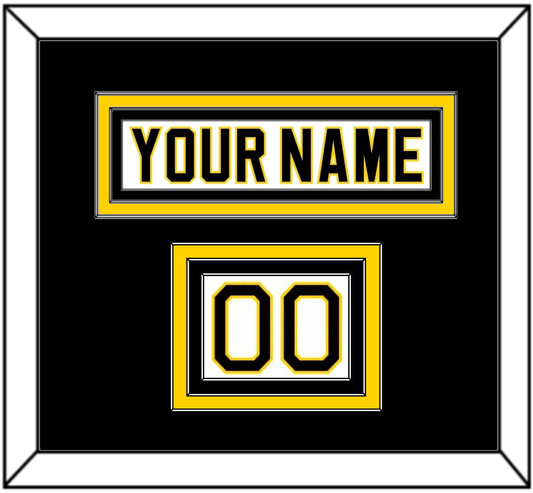Boston Nameplate & Number (Shoulder) - Home White (1981-1995) - Premier Tier 2