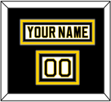 Boston Nameplate & Number (Shoulder) - Home White (1981-1995) - Triple Mat 2