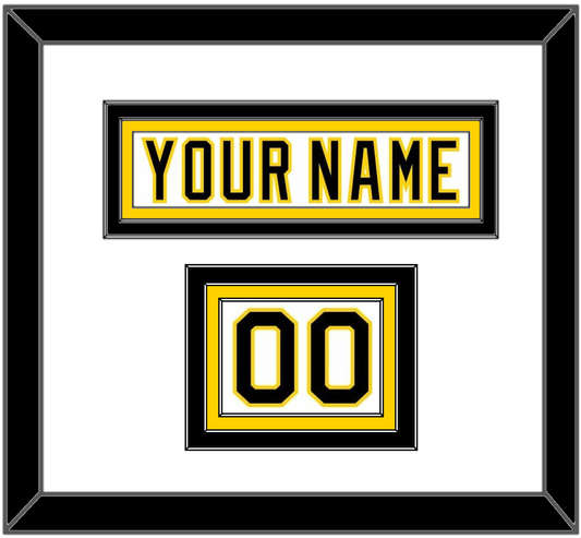 Boston Nameplate & Number (Shoulder) - Home White (1977-1981) - Premier Tier 1