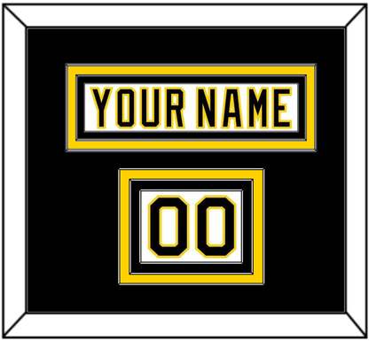 Boston Nameplate & Number (Shoulder) - Home White (1977-1981) - Premier Tier 2