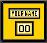 Boston Nameplate & Number (Shoulder) - Home White (1977-1981) - Triple Mat 3