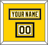 Boston Nameplate & Number (Shoulder) - Home White (1977-1981) - Triple Mat 3