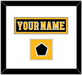 Boston Nameplate & Jersey Logo Patch - Home Black - Single Mat 1