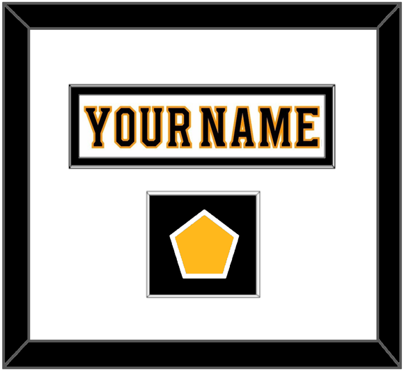 Boston Nameplate & Jersey Logo Patch - Road White - Single Mat 1