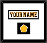 Boston Nameplate & Jersey Logo Patch - Road White - Single Mat 1