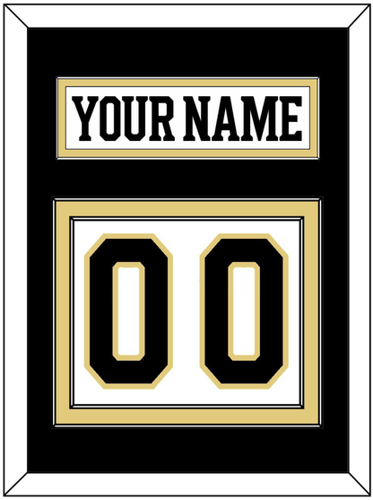 Boston Nameplate & Number (Back) - Centennial Road White (2024-2025) - Signature Tier 2