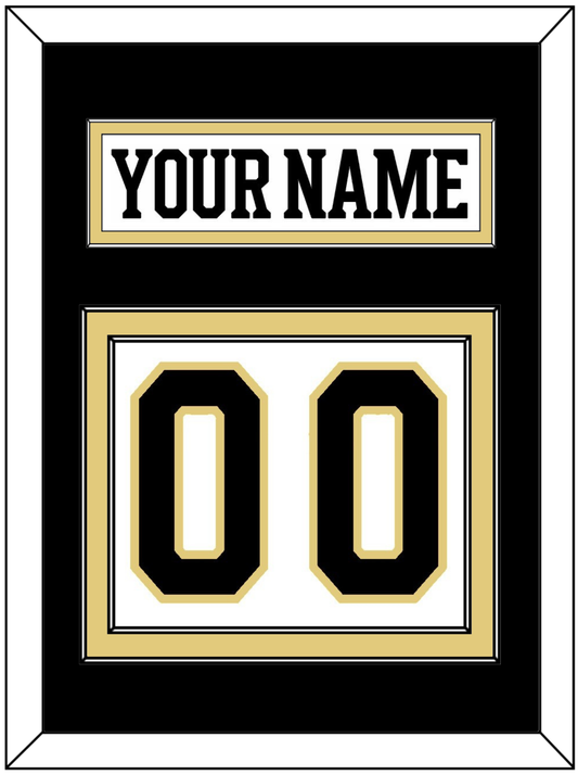 Boston Nameplate & Number (Back) - Centennial Road White (2024-2025) - Signature Tier 2