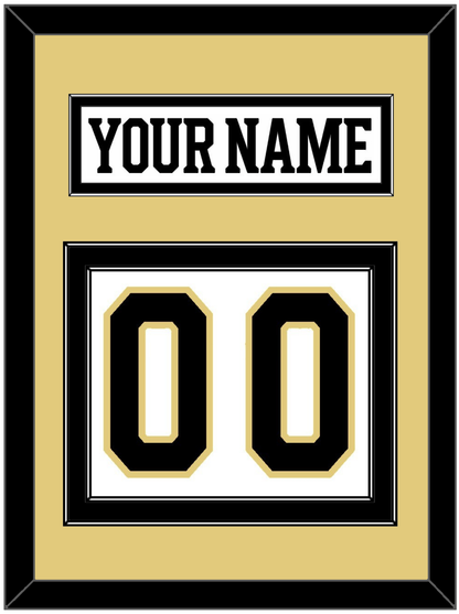 Boston Nameplate & Number (Back) - Centennial Road White (2024-2025) - Signature Tier 3