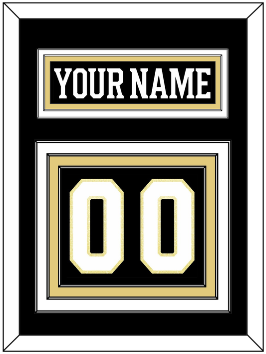 Boston Nameplate & Number (Back) - Centennial Home Black (2024-2025) - Premier Tier 2