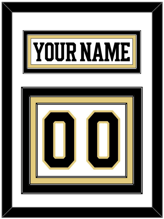 Boston Nameplate & Number (Back) - Centennial Road White (2024-2025) - Premier Tier 1