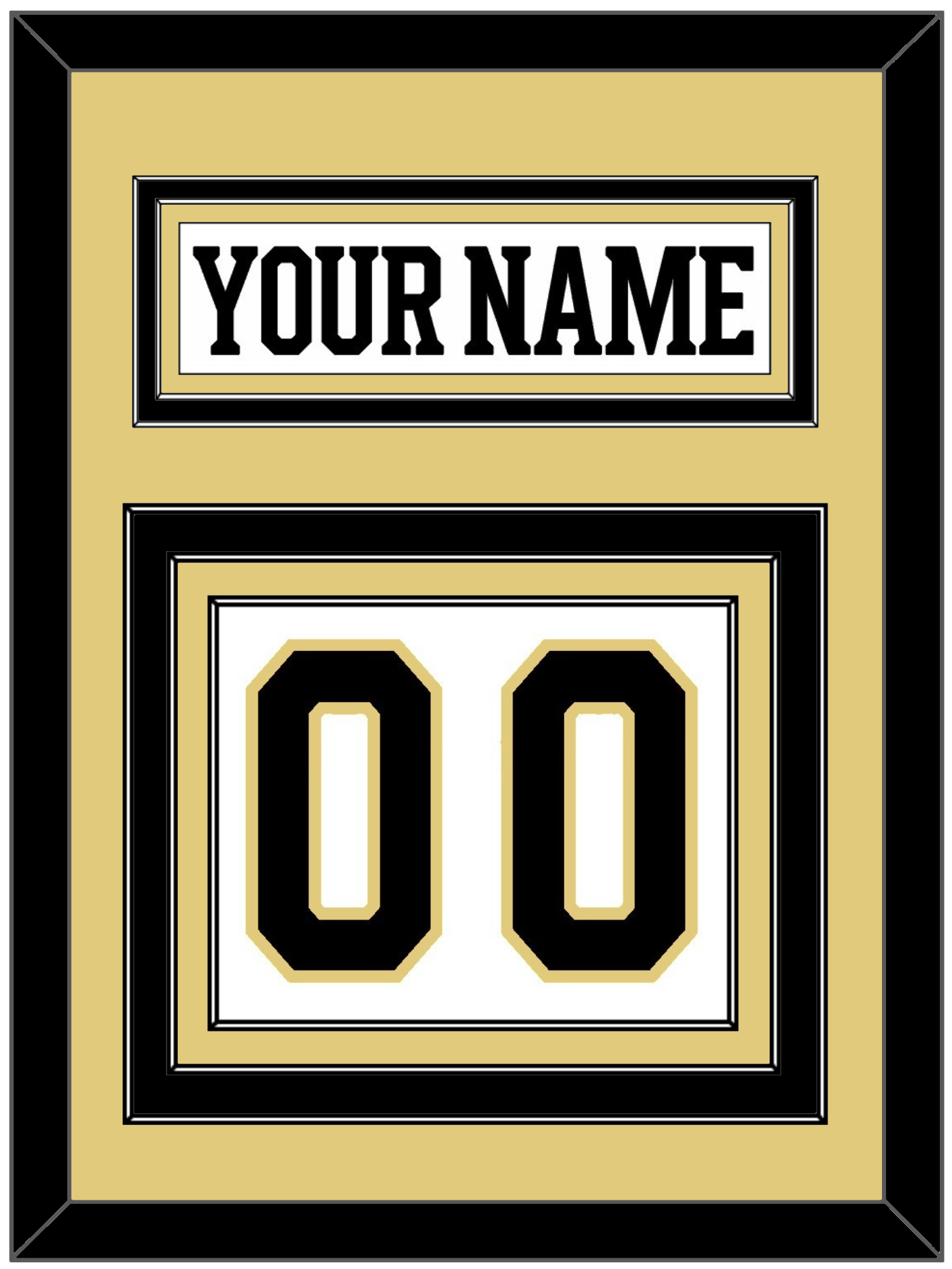 Boston Nameplate & Number (Back) - Centennial Road White (2024-2025) - Premier Tier 3