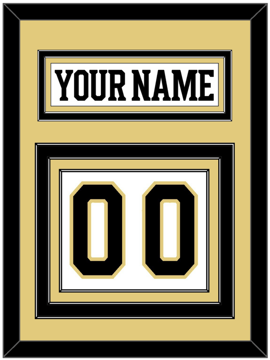 Boston Nameplate & Number (Back) - Centennial Road White (2024-2025) - Premier Tier 3