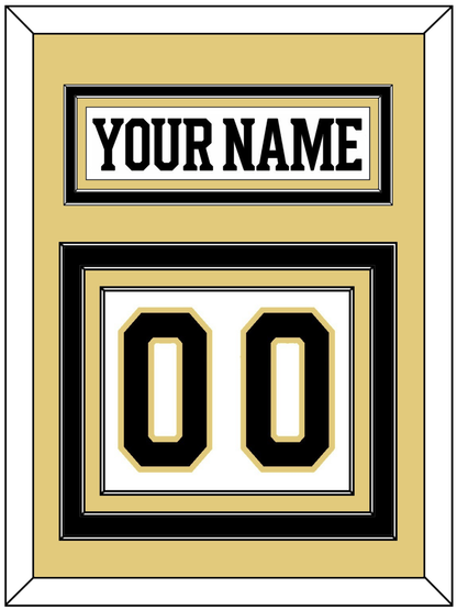 Boston Nameplate & Number (Back) - Centennial Road White (2024-2025) - Premier Tier 3