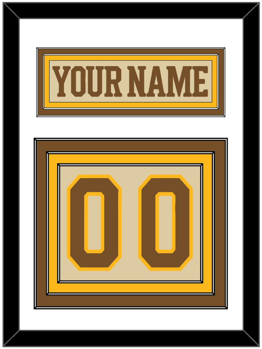 Boston Nameplate & Number (Back) - Centennial Alternate Cream (2024-2025) - Premier Tier 1