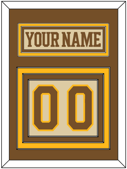 Boston Nameplate & Number (Back) - Centennial Alternate Cream (2024-2025) - Premier Tier 2