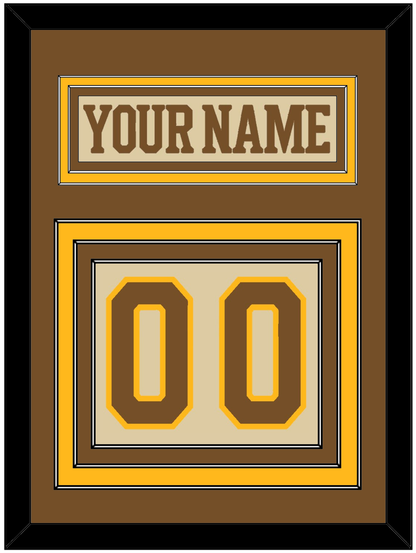 Boston Nameplate & Number (Back) - Centennial Alternate Cream (2024-2025) - Premier Tier 2