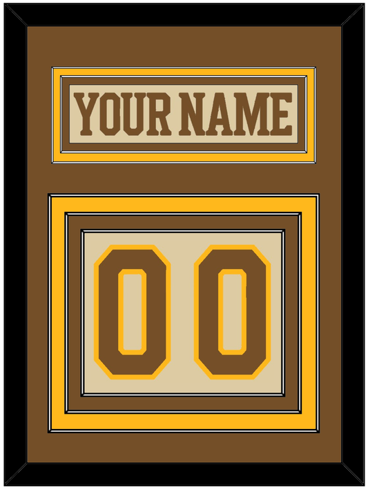Boston Nameplate & Number (Back) - Centennial Alternate Cream (2024-2025) - Premier Tier 2