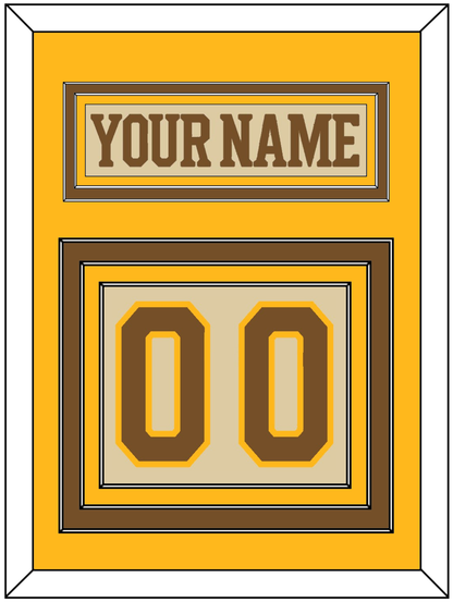 Boston Nameplate & Number (Back) - Centennial Alternate Cream (2024-2025) - Premier Tier 3