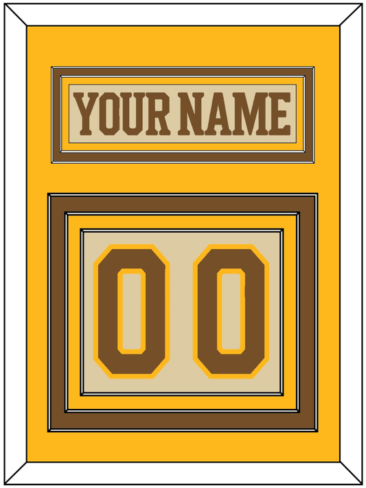 Boston Nameplate & Number (Back) - Centennial Alternate Cream (2024-2025) - Premier Tier 3