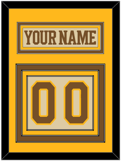 Boston Nameplate & Number (Back) - Centennial Alternate Cream (2024-2025) - Premier Tier 3
