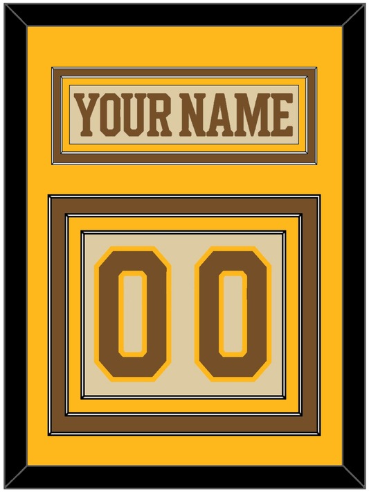 Boston Nameplate & Number (Back) - Centennial Alternate Cream (2024-2025) - Premier Tier 3