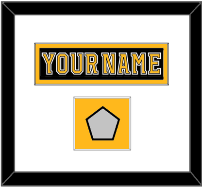 Boston Nameplate & 2011 Stanley Cup Finals Patch - Home Black (2007-2017) - Essential Tier 1