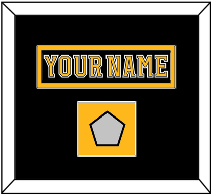 Boston Nameplate & 2011 Stanley Cup Champions Patch - Home Black (2007-2017) - Essential Tier 2