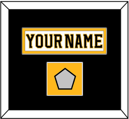 Boston Nameplate & 2011 Stanley Cup Champions Patch - Road White (2007-2017) - Essential Tier 2