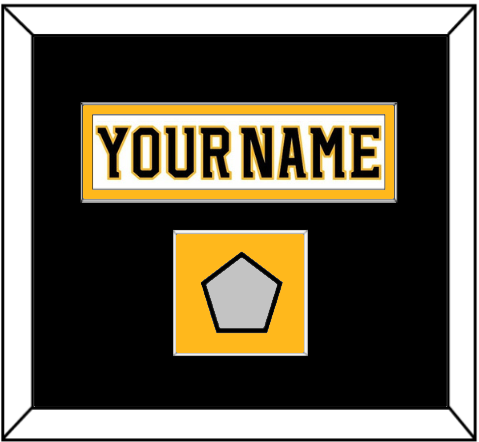 Boston Nameplate & 2011 Stanley Cup Champions Patch - Road White (2007-2017) - Essential Tier 2