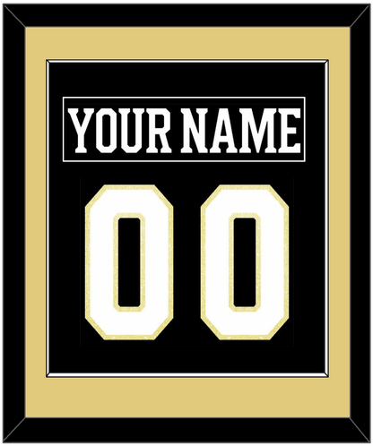 Boston Nameplate & Number (Back) Combined - Centennial Home Black (2024-2025) - Essential Tier 2