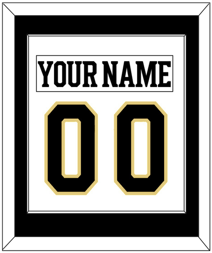 Boston Nameplate & Number (Back) Combined - Centennial Road White (2024-2025) - Essential Tier 1