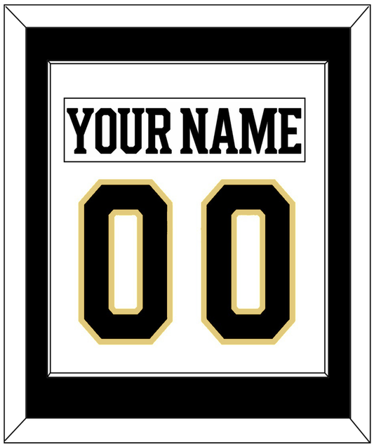 Boston Nameplate & Number (Back) Combined - Centennial Road White (2024-2025) - Essential Tier 1