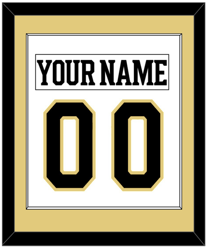 Boston Nameplate & Number (Back) Combined - Centennial Road White (2024-2025) - Essential Tier 2