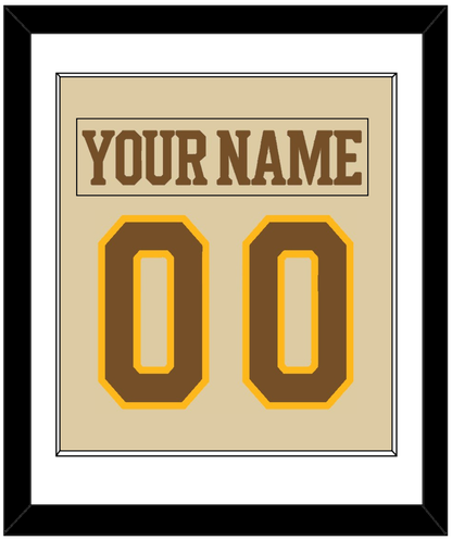 Boston Nameplate & Number (Back) Combined - Centennial Alternate Cream (2024-2025) - Essential Tier 1