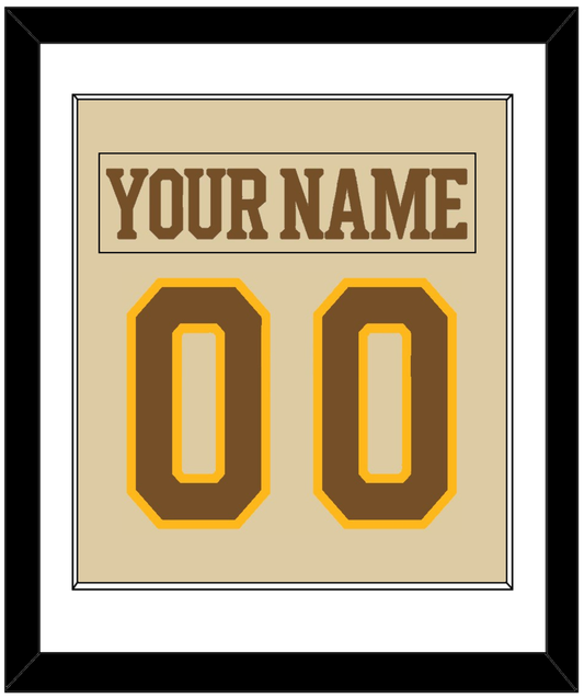 Boston Nameplate & Number (Back) Combined - Centennial Alternate Cream (2024-2025) - Essential Tier 1