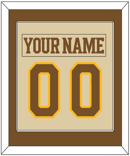 Boston Nameplate & Number (Back) Combined - Centennial Alternate Cream (2024-2025) - Essential Tier 2