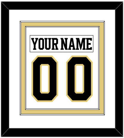 Boston Nameplate & Number (Back) Combined - Centennial Road White (2024-2025) - Signature Tier 1