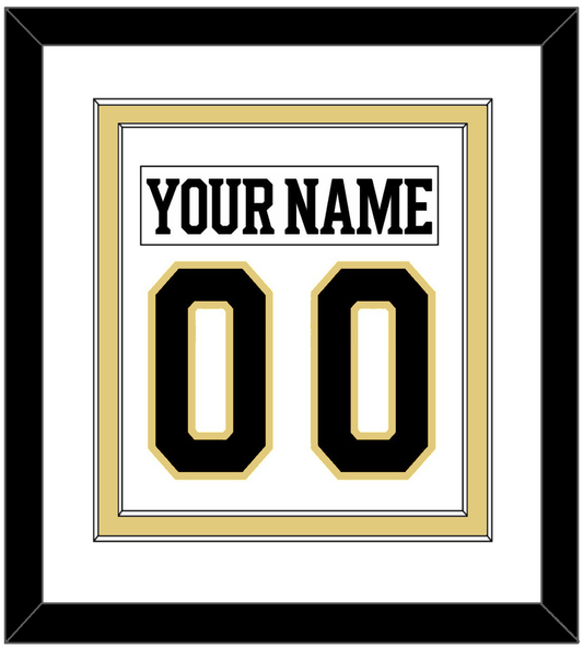 Boston Nameplate & Number (Back) Combined - Centennial Road White (2024-2025) - Signature Tier 1