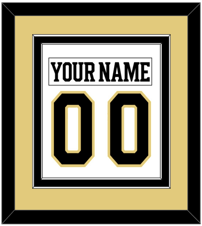 Boston Nameplate & Number (Back) Combined - Centennial Road White (2024-2025) - Signature Tier 3