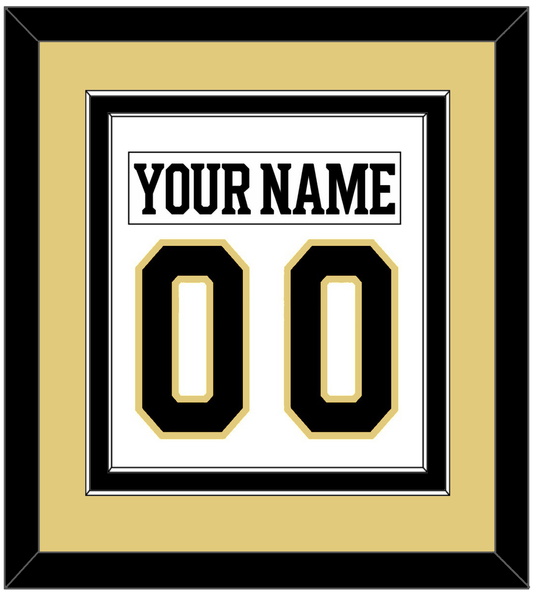 Boston Nameplate & Number (Back) Combined - Centennial Road White (2024-2025) - Signature Tier 3