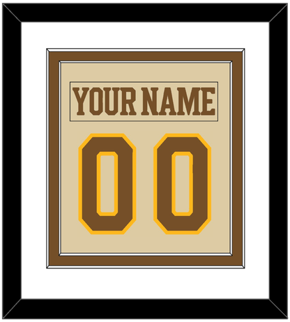 Boston Nameplate & Number (Back) Combined - Centennial Alternate Creamn (2024-2025) - Signature Tier 1