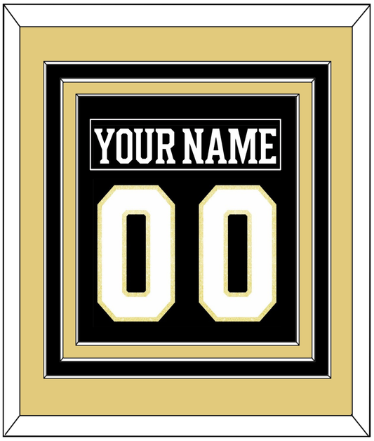 Boston Nameplate & Number (Back) Combined - Centennial Home Black (2024-2025) - Premier Tier 3