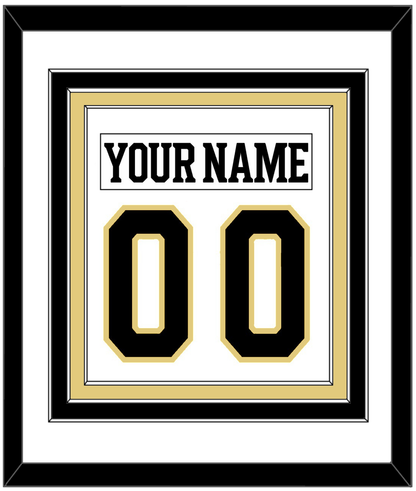 Boston Nameplate & Number (Back) Combined - Centennial Road White (2024-2025) - Premier Tier 1