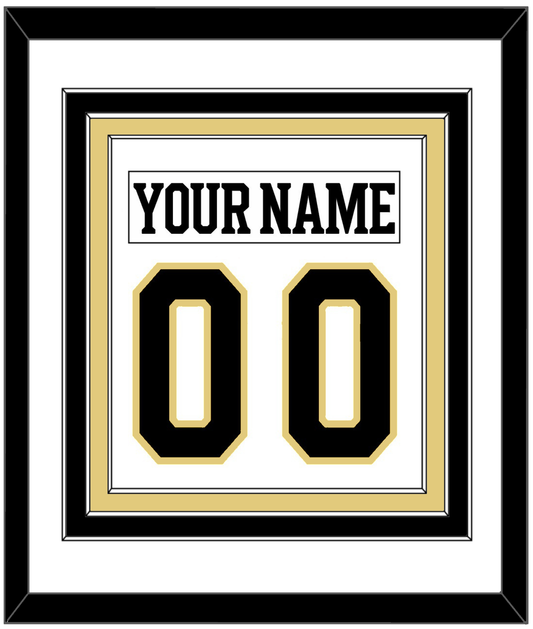 Boston Nameplate & Number (Back) Combined - Centennial Road White (2024-2025) - Premier Tier 1