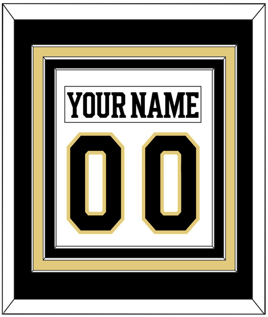 Boston Nameplate & Number (Back) Combined - Centennial Road White (2024-2025) - Premier Tier 2