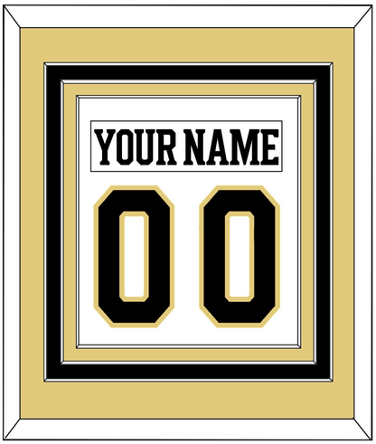 Boston Nameplate & Number (Back) Combined - Centennial Road White (2024-2025) - Premier Tier 3