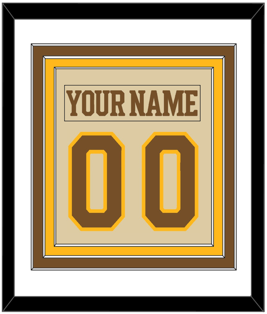 Boston Nameplate & Number (Back) Combined - Centennial Alternate Cream (2024-2025) - Premier Tier 1