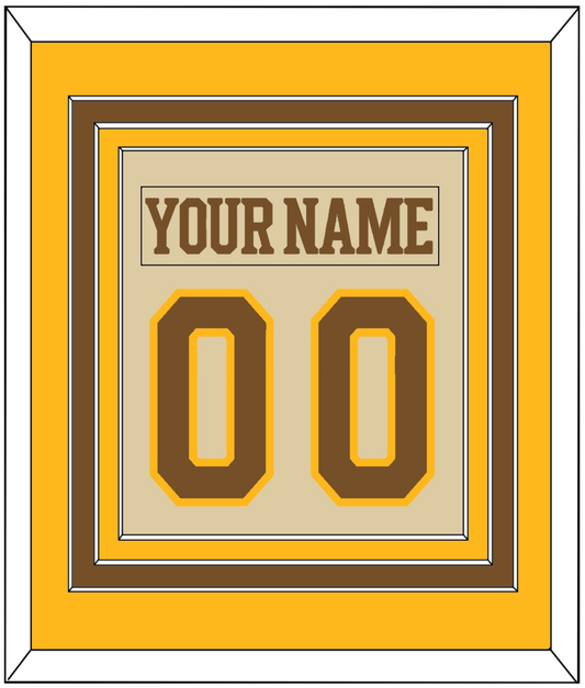 Boston Nameplate & Number (Back) Combined - Centennial Alternate Cream (2024-2025) - Premier Tier 3
