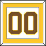 Boston Number (Back) - Home White (1925-1932) - Single Mat 2