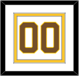 Boston Number (Back) - Home White (1925-1932) - Double Mat 1